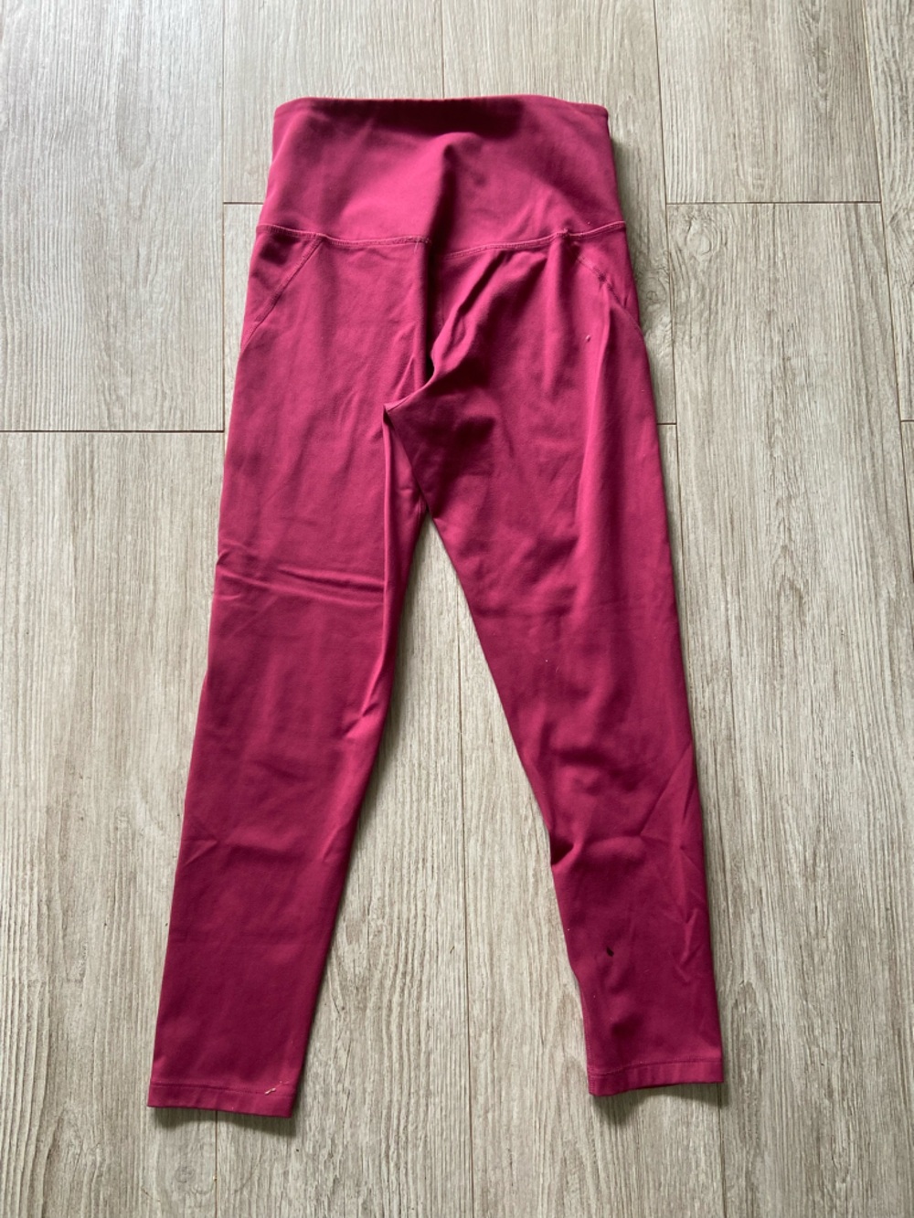 girlfriend collective dark pink leggings